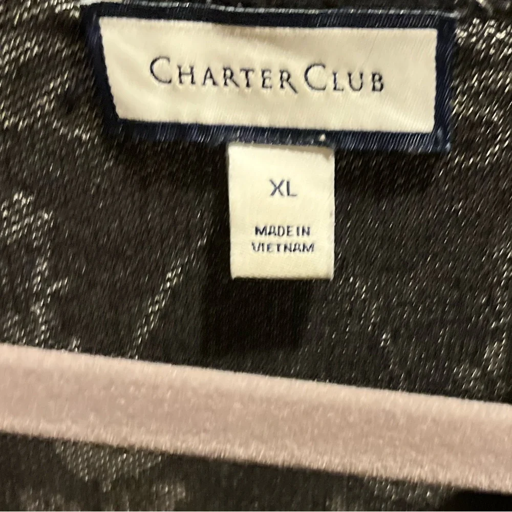192. WOMENS CHARTER CLUB XL DETAIL SWEATER - Picture 3 of 6